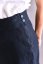 Knee length linen skirt - Size: 46