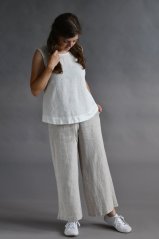 Women's linen trousers