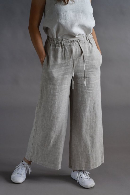 Women's linen trousers