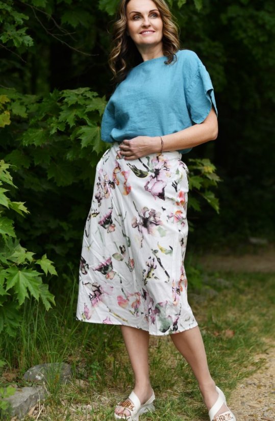 Sommerrock für Damen mit Blumenmuster