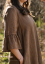 Women's linen dress with ruffle sleeves
