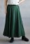 Long linen skirt with elastic waist - Size: 42