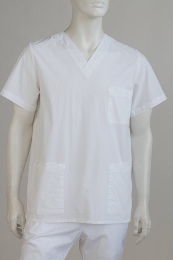 Unisex-Medizinkittel – 96 % Baumwolle, 4 % Elastan