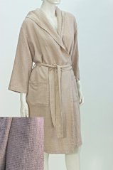 Unisex-Bademantel aus Leinen