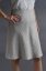 Knee length linen skirt - Size: 36