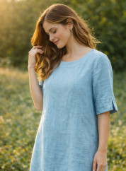 Women's linen dress