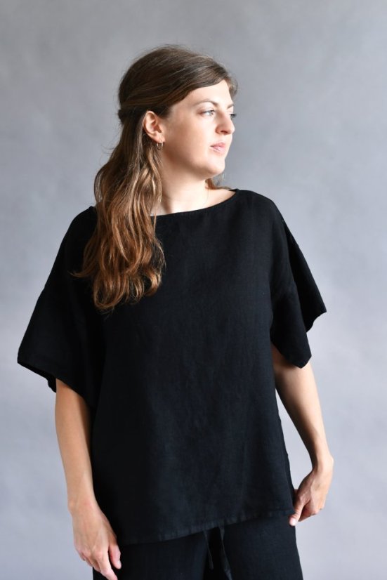 Damenbluse aus Leinen