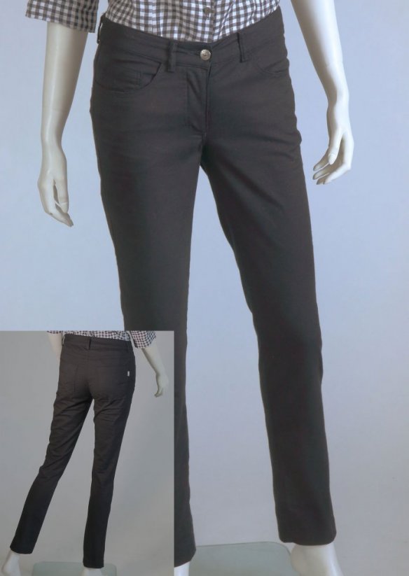 Women's trousers with a high waist