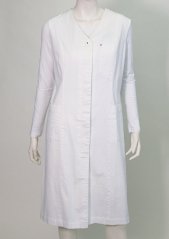 Women's medical coat - 95% cotton, 5% elastane