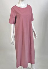 Women's long dress with sleeves