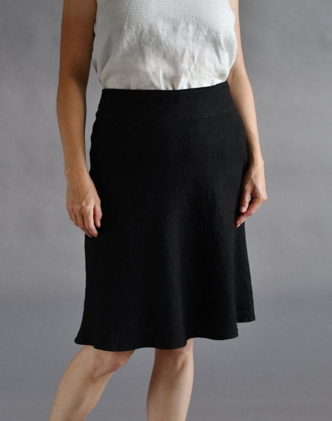 Linen skirt - Size: 44