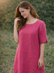 Women's linen dress