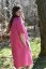 Damenkleid aus Leinen in A-Linie