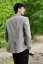 Men's linen jacket - natural linen