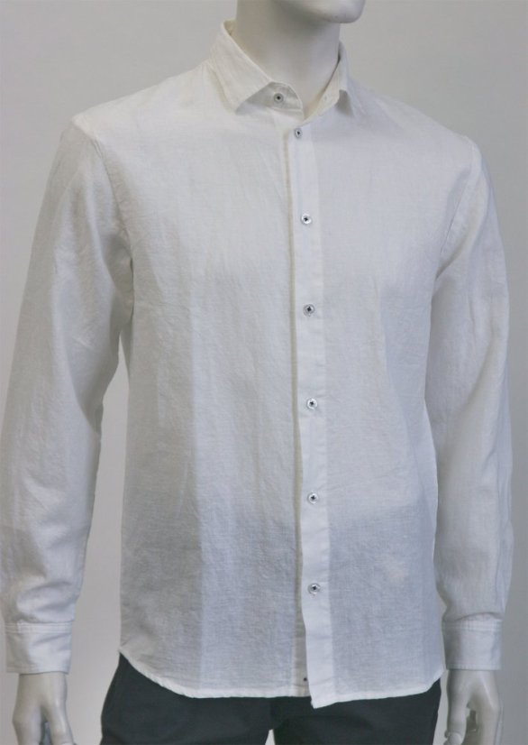 Men's linen shirt - Size: 40