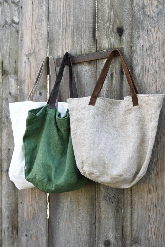 Women's bags - Material - 100% linen