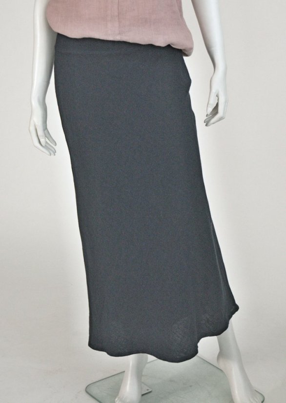 Long linen skirt