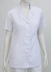 Women's medical gown - 96% cotton, 4% elastane