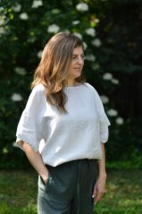 Damenbluse aus Leinen