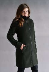Damen-Wollmantel mit Kashmir