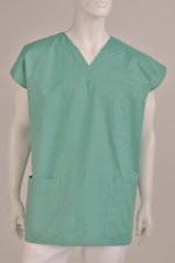 Unisex-OP-Kittel – 96 % Baumwolle, 4 % Elasthan