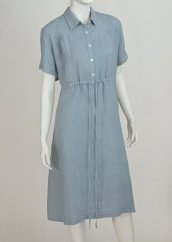 Women's linen shirt dress