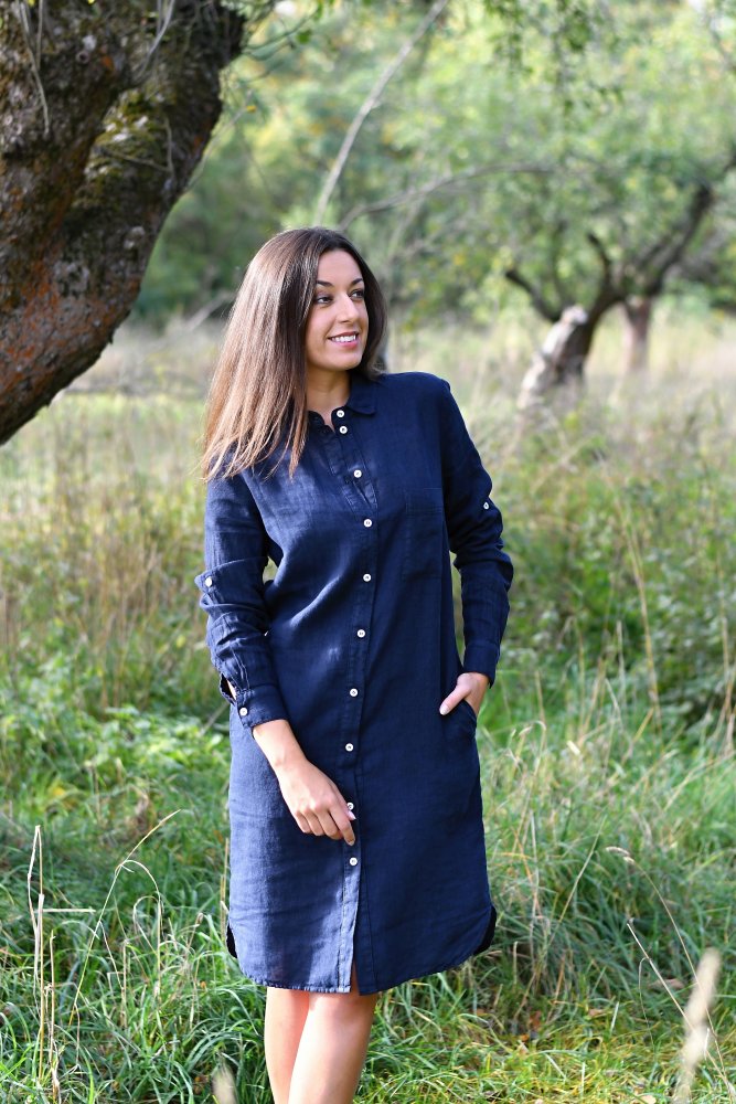 Women's clothing - Color - modrá melanž