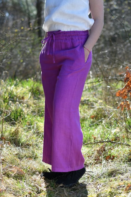Women's linen trousers