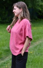 Women's linen blouse