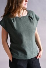 Women's linen blouse