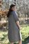 Damenkleid aus Leinen in A-Linie