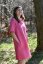 Damenkleid aus Leinen in A-Linie
