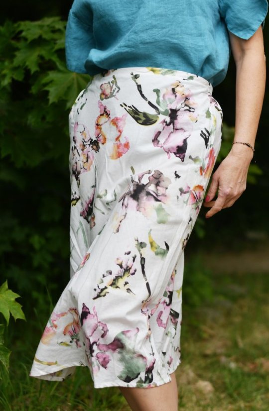 Sommerrock für Damen mit Blumenmuster