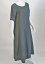 Women's long linen dress with sleeves