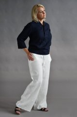 Langer Damen-Hosen aus Leinen
