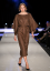 Long linen tie dress