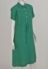 Women's linen shirt dress