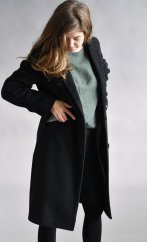 Klassischer Wollmantel für Damen