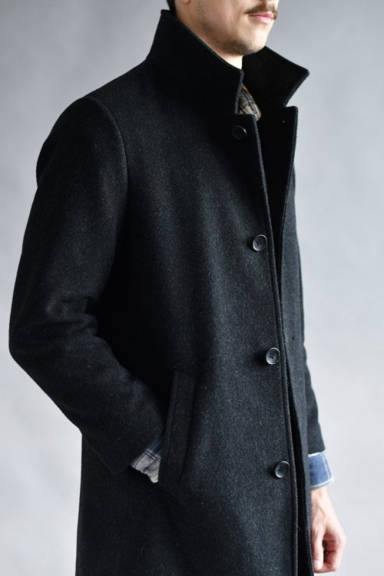 Wollmantel für Herren – verlängerte Länge