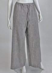Women's long linen trousers