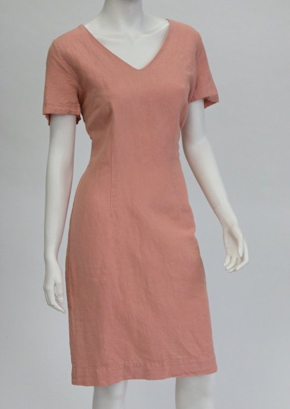 Women's linen sheath dress