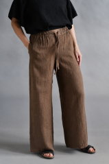 Langer Damen-Hosen aus Leinen