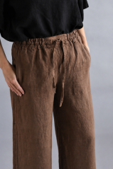 Langer Damen-Hosen aus Leinen