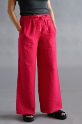 Langer Damen-Hosenrock aus Leinen