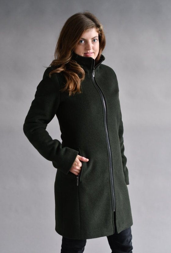 Women's wool coat with cashmere