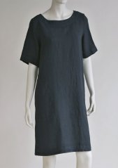 Women's A-line linen dress