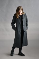 Women's classic coat with 100% wool