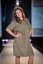 Damenkleid aus Leinen in A-Linie