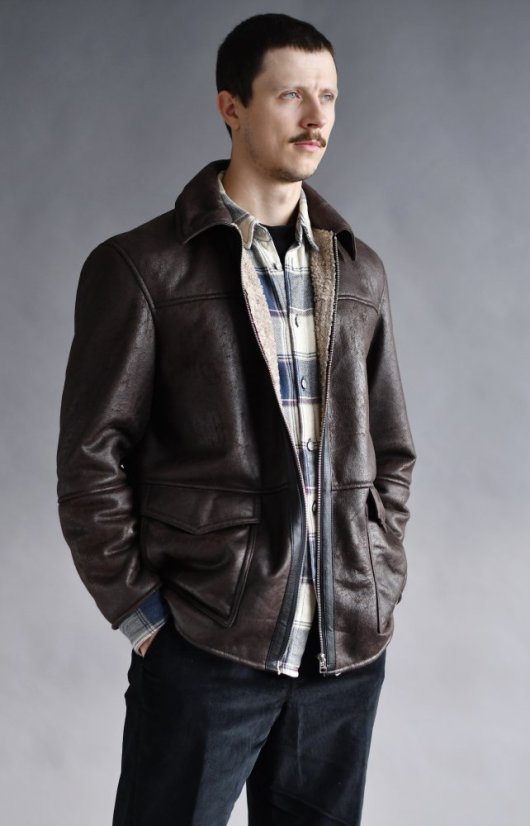 Men's winter jacket - eco-friendly jacket