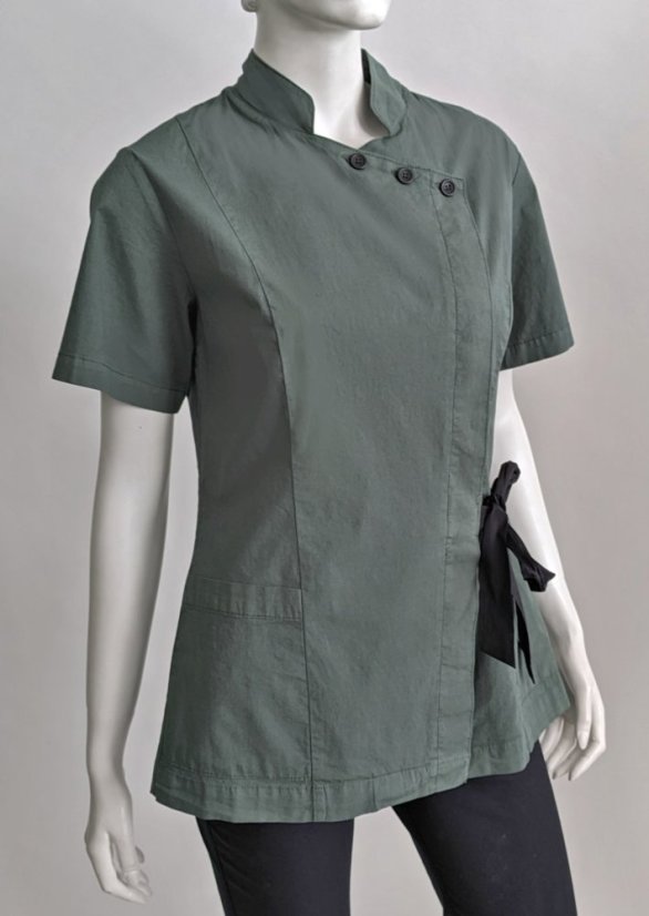 Dámská zdravotnická halena členěná - 96% bavlna, 4% elastan - Velikost: 3XL